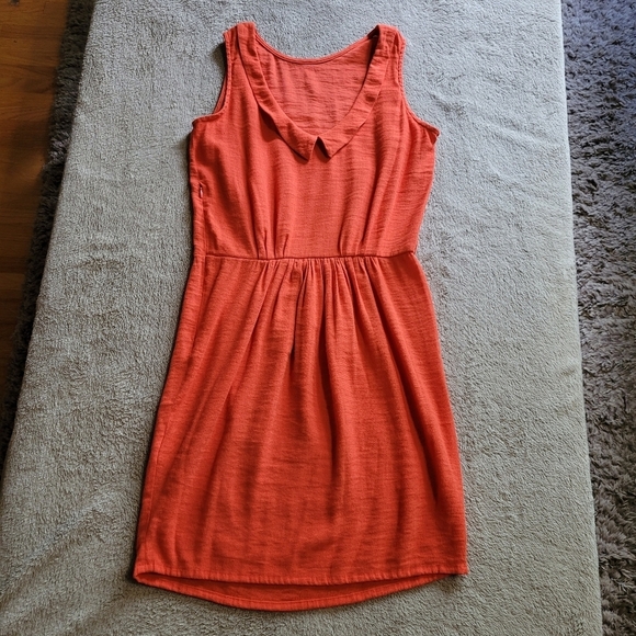 Sessun orange sleeveless midi dress size medium - Picture 6 of 11